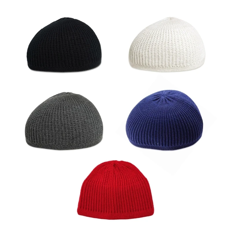 Вязаная куфийская мусульманская мужская молитвенная шляпа, этническая культурная исламская шляпа, праздничный подарок