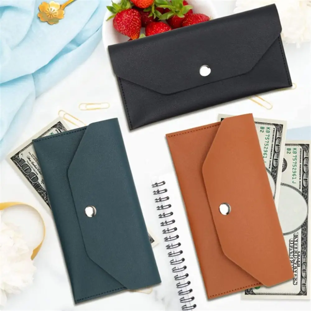 Women Long Envelope Wallets Leather Money Clutch Bag Multifunctional Female Purse Holiday Purses for Women Coin Purse