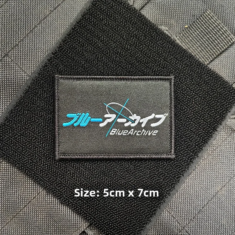 Blue Archive Dark Breakthrough Magic Sticker Patch Backpack Badge Patch Chest Quote Record Unisex Sport Outdoor Bag