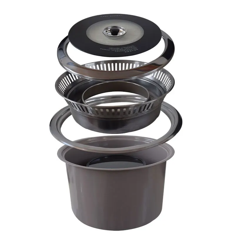 

Commercial Indoor Electric BBQ Grill Premium Lower Air Outlet Korean Tabletop Barbeque Oven for Restaurant Cooking Stove