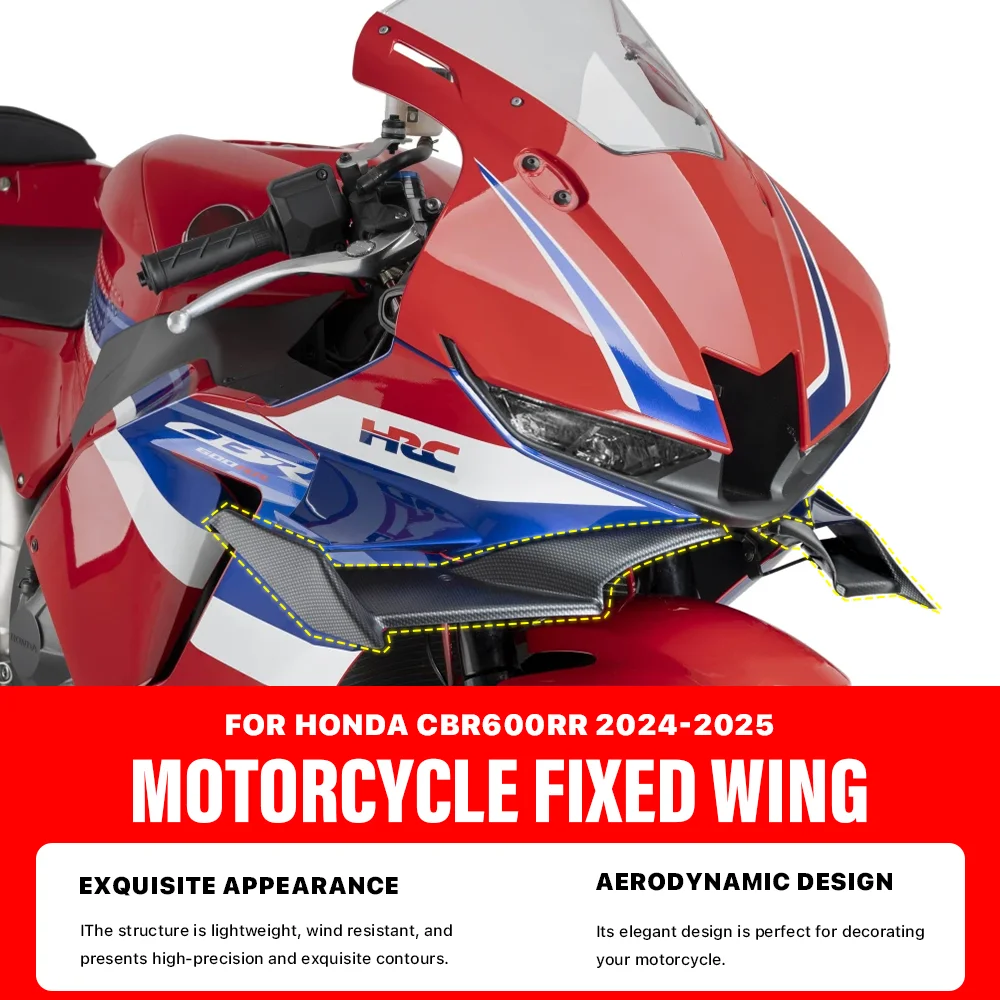 For HONDA CBR600 RR CBR 600 RR 2024 2025 Motorcycle Spoiler Front