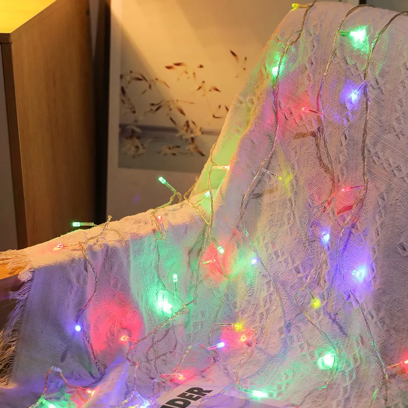 Flexible LED String Lights Festive Atmosphere Lighting Ornaments Matching Christmas Tree Scene Decoration Collocation