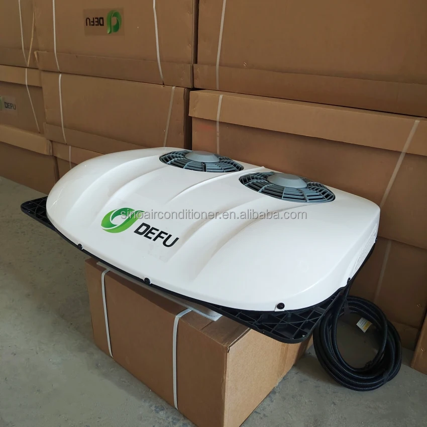 OEM DEFU نظام تكييف كهربائي آخر 24 فولت وقوف السيارات 12 فولت 12 فولت مكيف هواء شاحنة على السطح #4