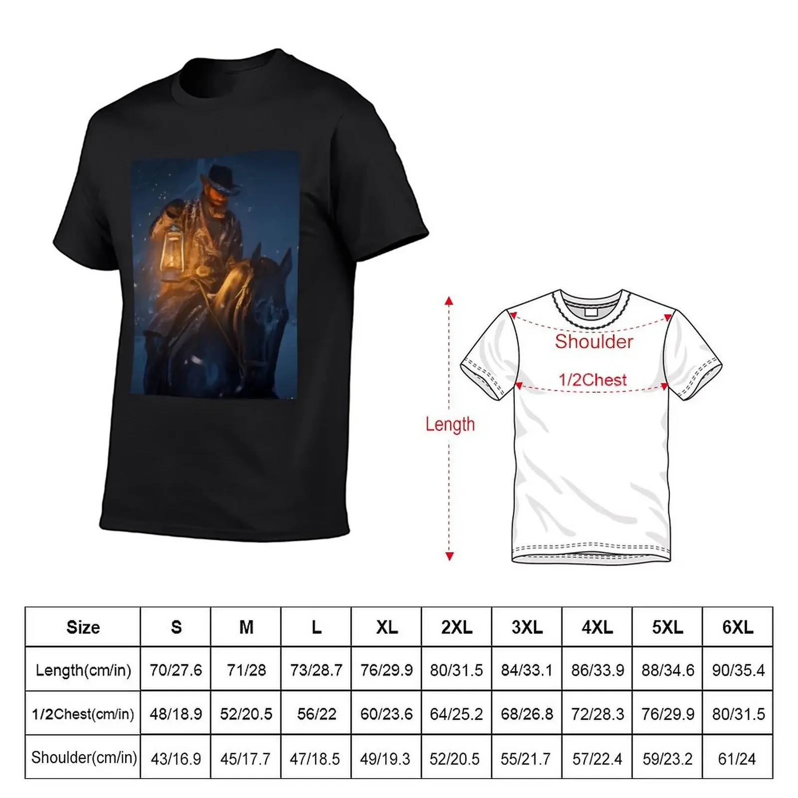 Arthur Morgan Red Dead Redemption 2 Painting T-Shirt anime figures shirts graphic tee fruit of the loom mens t shirts