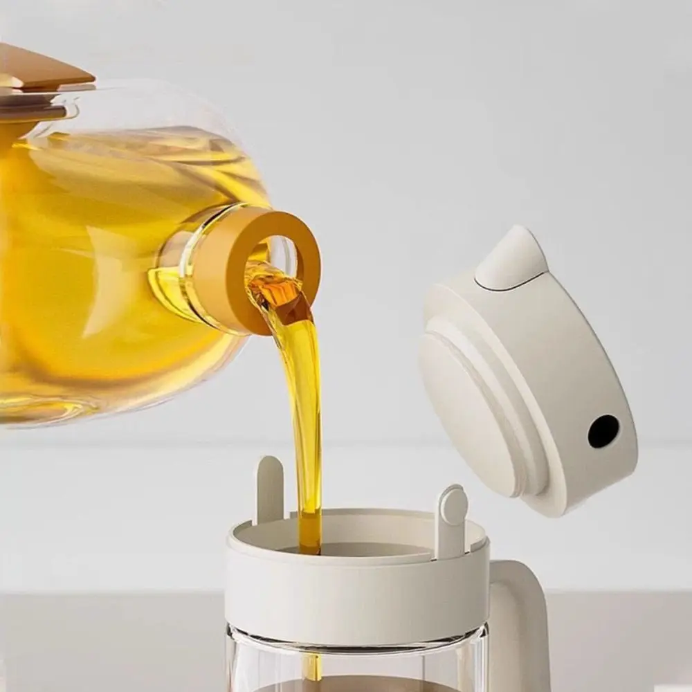 

Дозатор масла без капель Боросиликатное стекло Дозатор уксуса двойного назначения Автоматическая уплотнительная функция распыления Гравитационная бутылка