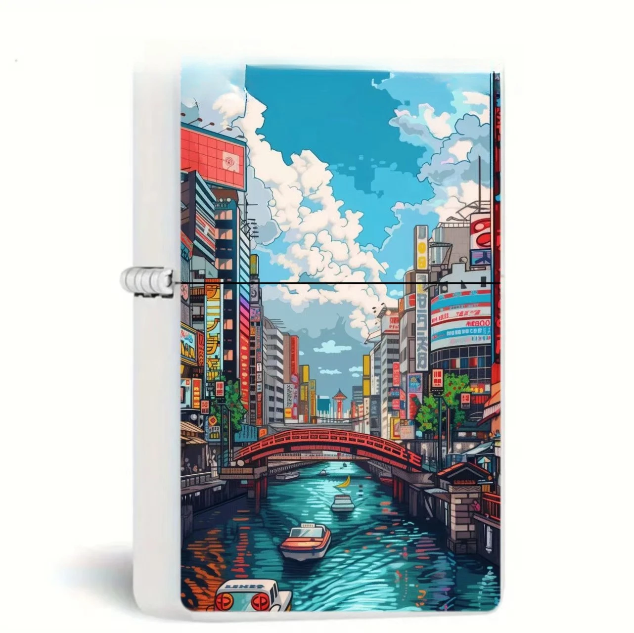 Beautiful Keroiene Windproof Lighter Style Creative Metal Pulley Flip Lighter  Gadgets for Men Smoking Accessories