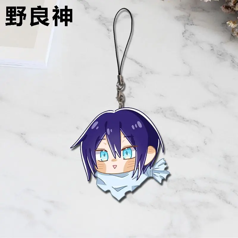 3Pcs Noragami‌ IPhone/Xiaomi/Huawei Mobile Phone Case Keychain Key Chain Cover Hang