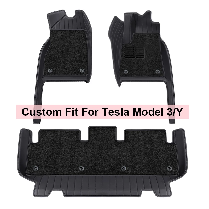 

For Tesla Model 3 Custom Fit Car Accessories Floor Mat Interior ECO Material For Tesla Model Y Only Right Hand Drive