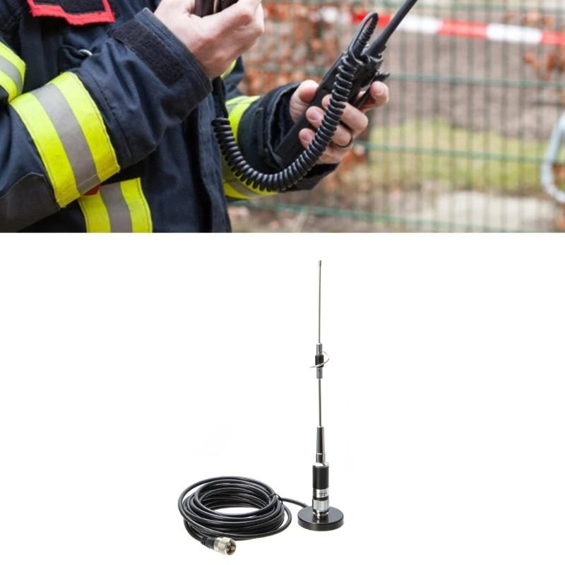 

B03C High Gains Antennas Radio Antennas with PL259 Connection & Portable Magnetic Base CR-77 for Walkies Talkies Accessories