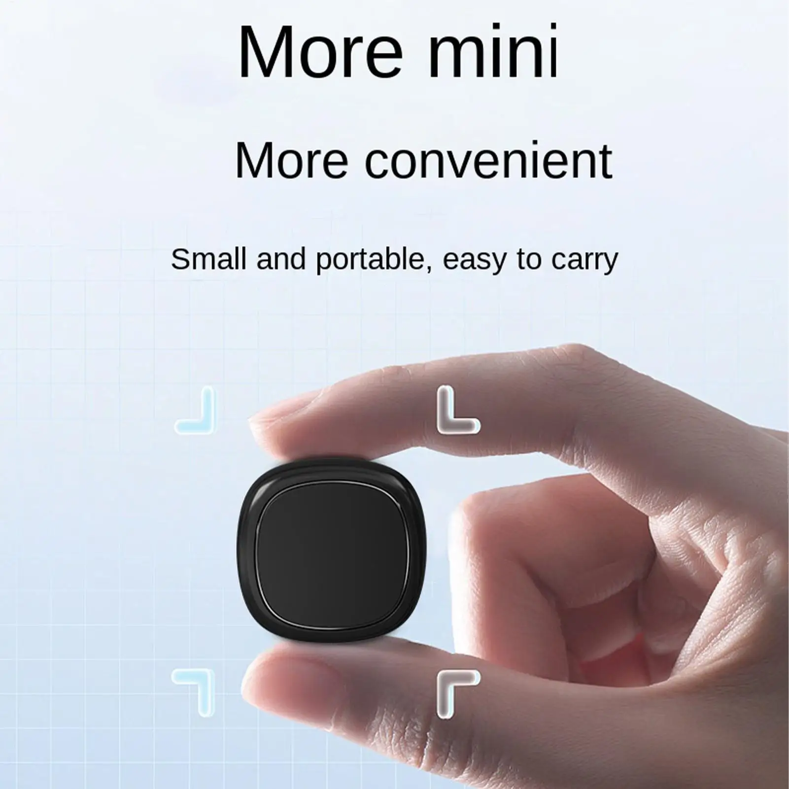 Mini Car GPS Tracker Small Anti-Theft Portable Locator Real-Time Magnetic Tracking Device for Truck SUV Bike Luggage Backpack