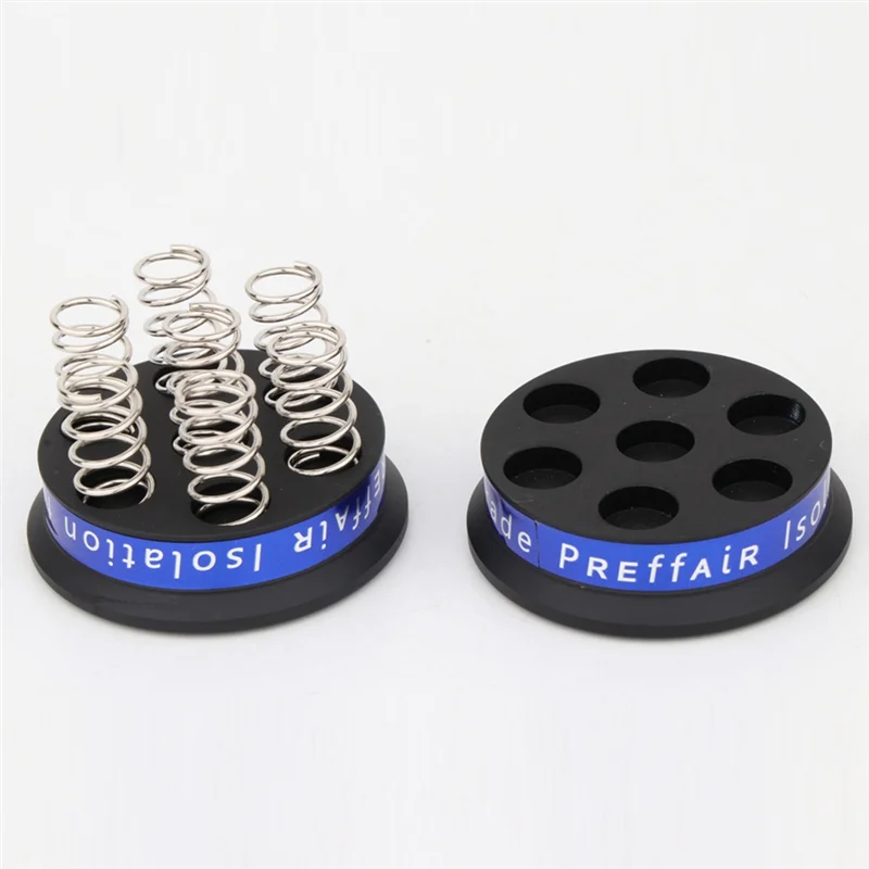 

Hot-4Pcs Amplifier Shock Spring Damping Pad HIFI Stand Feet Speaker Audio CD Amplifier Foot Pad Black Easy Install Easy To Use