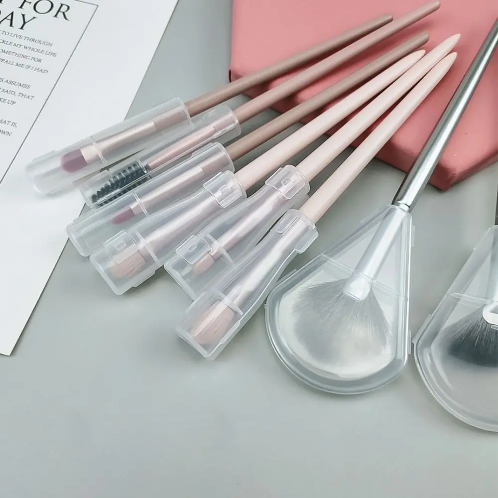 Accessori per strumenti per il trucco trasparenti Protezioni per la protezione dalla polvere Protezione per la copertura della spazzola Stoccaggio della spazzola