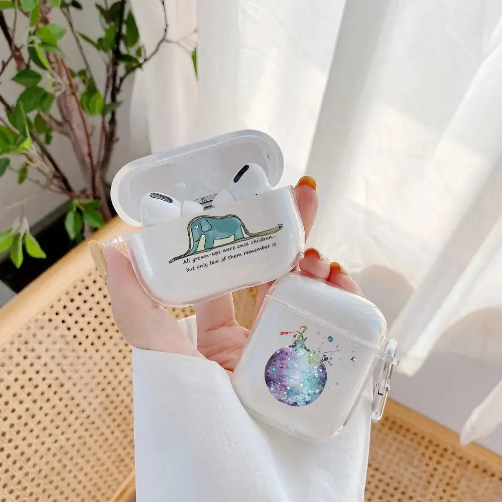 Cute Little Prince Fox soft silicone Earphone shell For Apple Airpod 3 2 1 Cover For Airpod pro 3 Earphone case for airpods capa