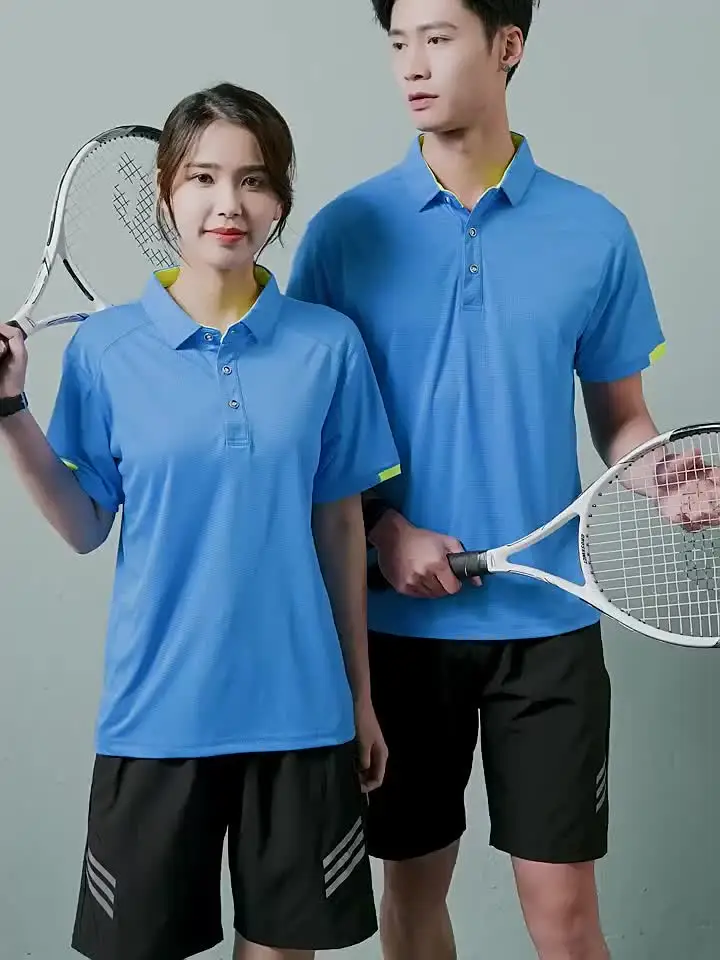 Quick-Drying Breathable Sports Polo Shirt Custom Logo Print Embroidery Design Company Group Brand 8 Colors Short Sleeve Shirts