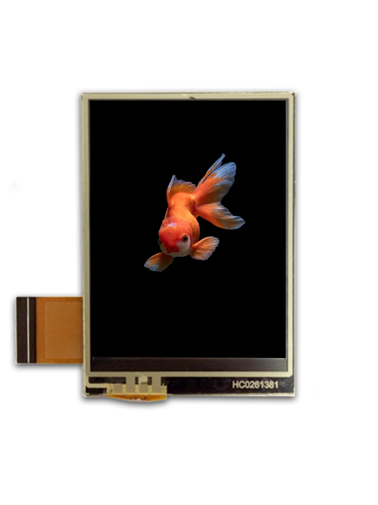 Resistive touch LCD 2.4inch high brightness 240x320 Portrait display LCD screen 550nits luminance ST7789 MCU/SPI/RGB interface