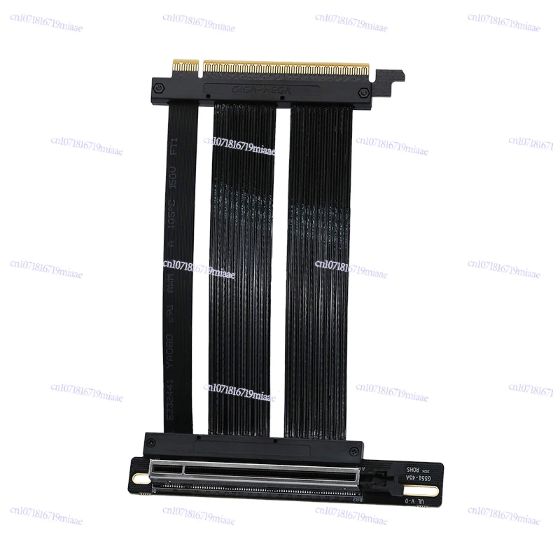 

PCIe5.0 graphics card extension cable PCIe5 extension cable 90 degree angle graphics card vertical installation