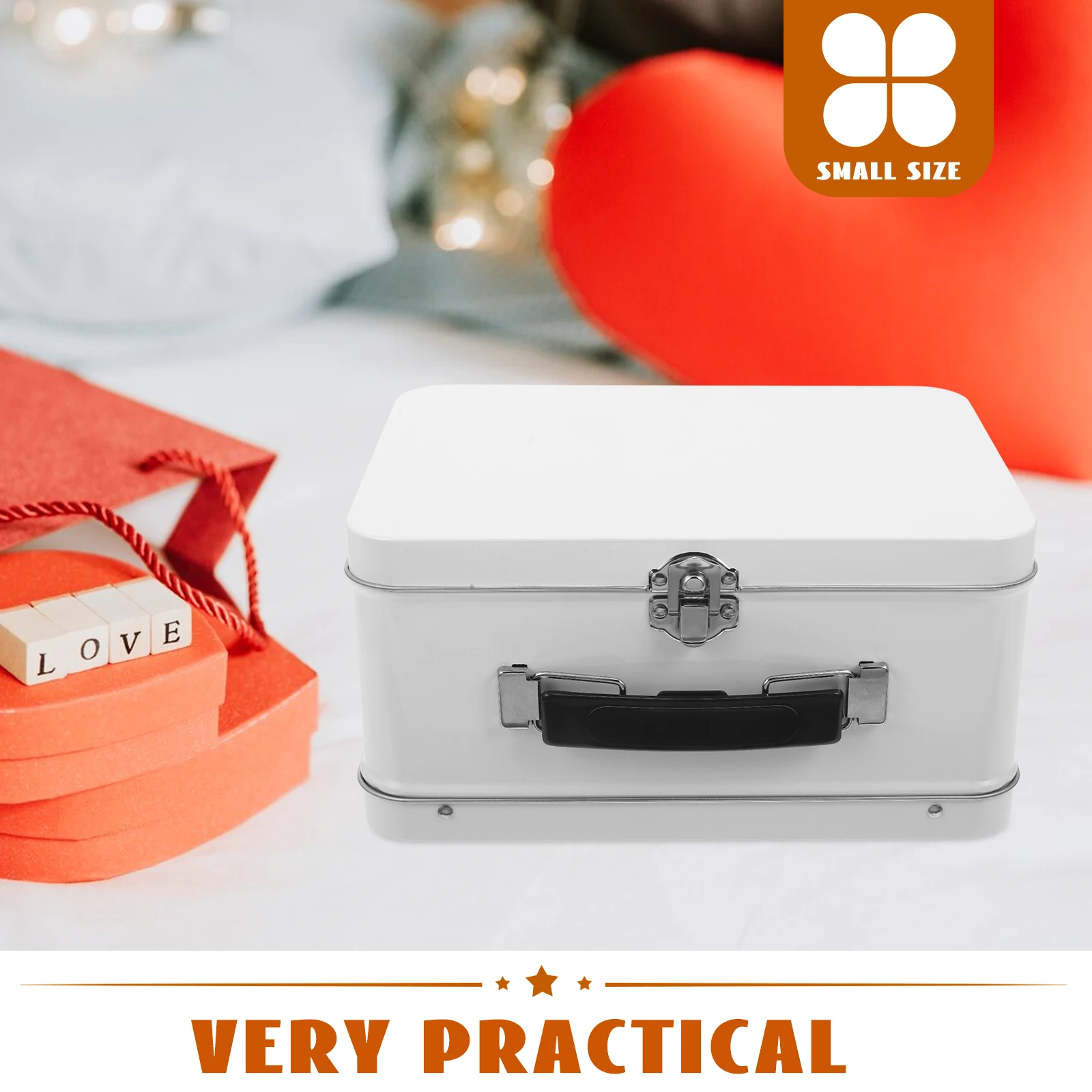

Suitcase Shaped Gift Box Large Capacity Paper Storage Container For Presents Packaging Case Multi-Use Reusable Decorative Gift