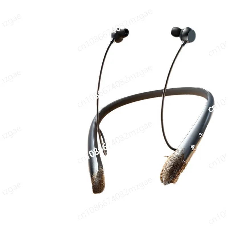 Rear mount Bluetooth headset deep noise reduction halterneck active noise canceling sports in-ear