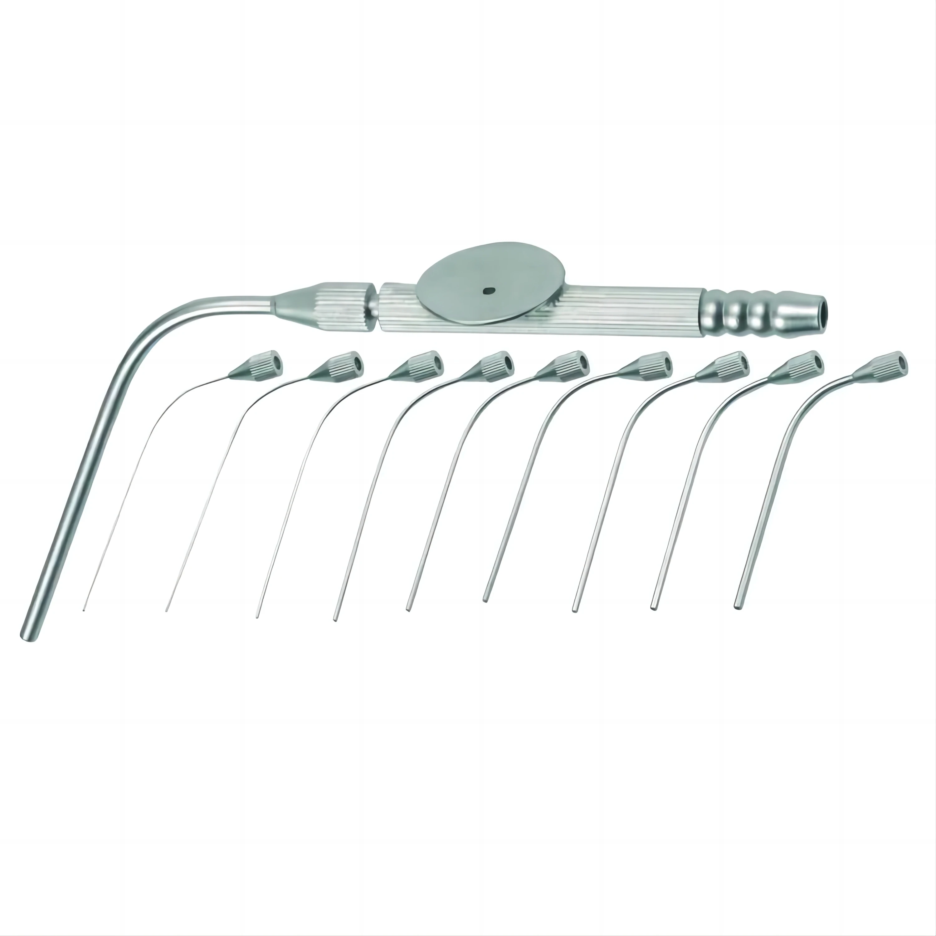 Reusable stainless steel types of medical ENT surgical suction tube, Ear instruments