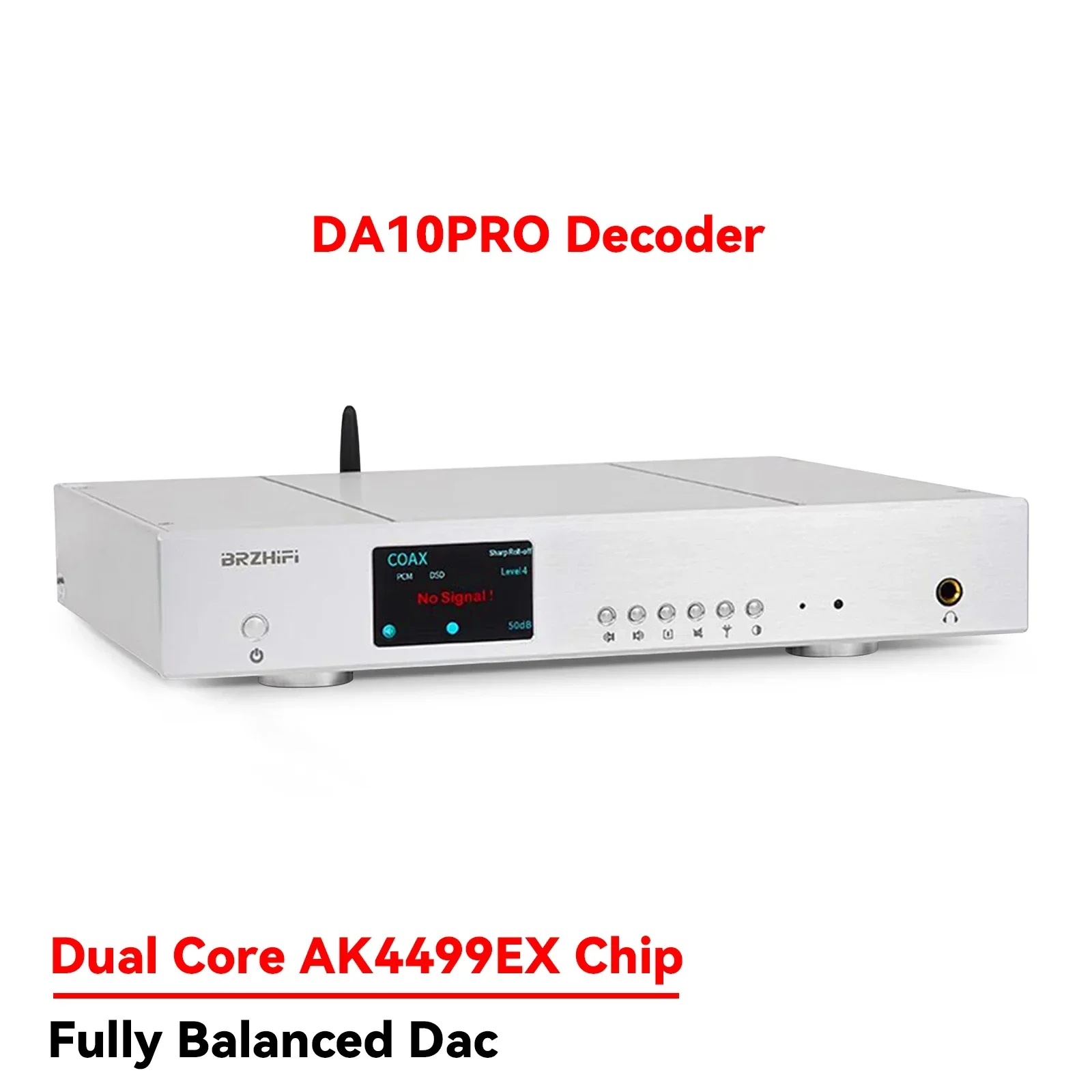 

BREEZE 2025NEW DA10PRO HIEND Flagship Dual-core AK4499EX Fully Balanced DAC Decoder HIFI Fever