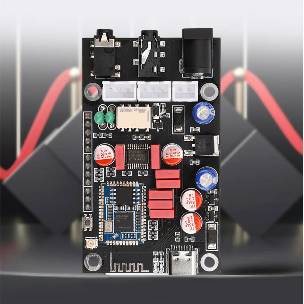 APTX HD QCC5125 LDAC Wireless Adapter Bluetooth 5.1 Audio Decoder Board Lossless Decoding Board DC8-24V