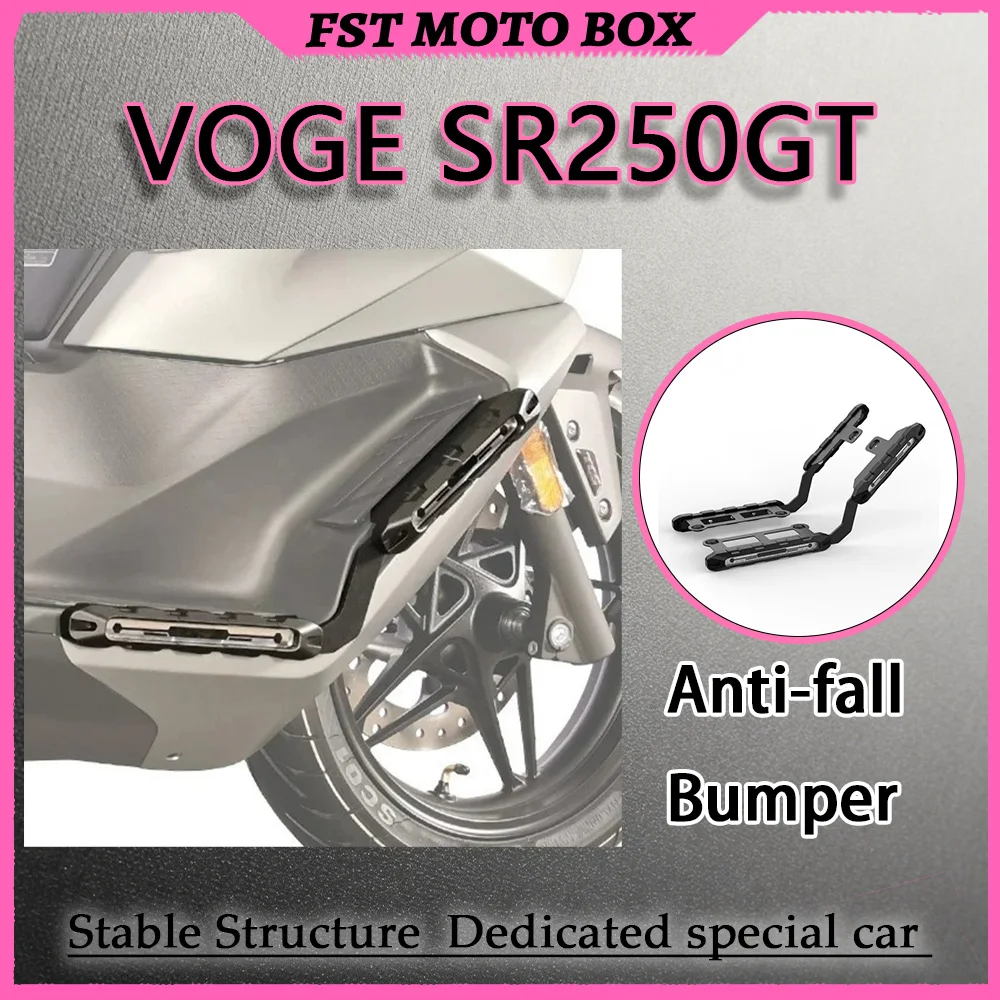 FOR VOGE SR250GT Urban Guard Set Energy-Absorbing Anti-Fall Block with Fade-Resistant Coating Easy Installment for Practical Use