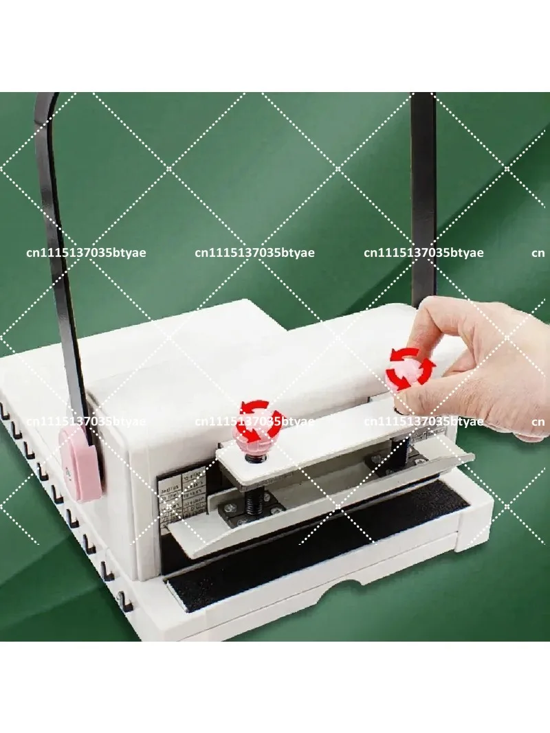 2:1 Double Wire Binding Machine for Books Notebooks Single-Pass 20 Pages Punching