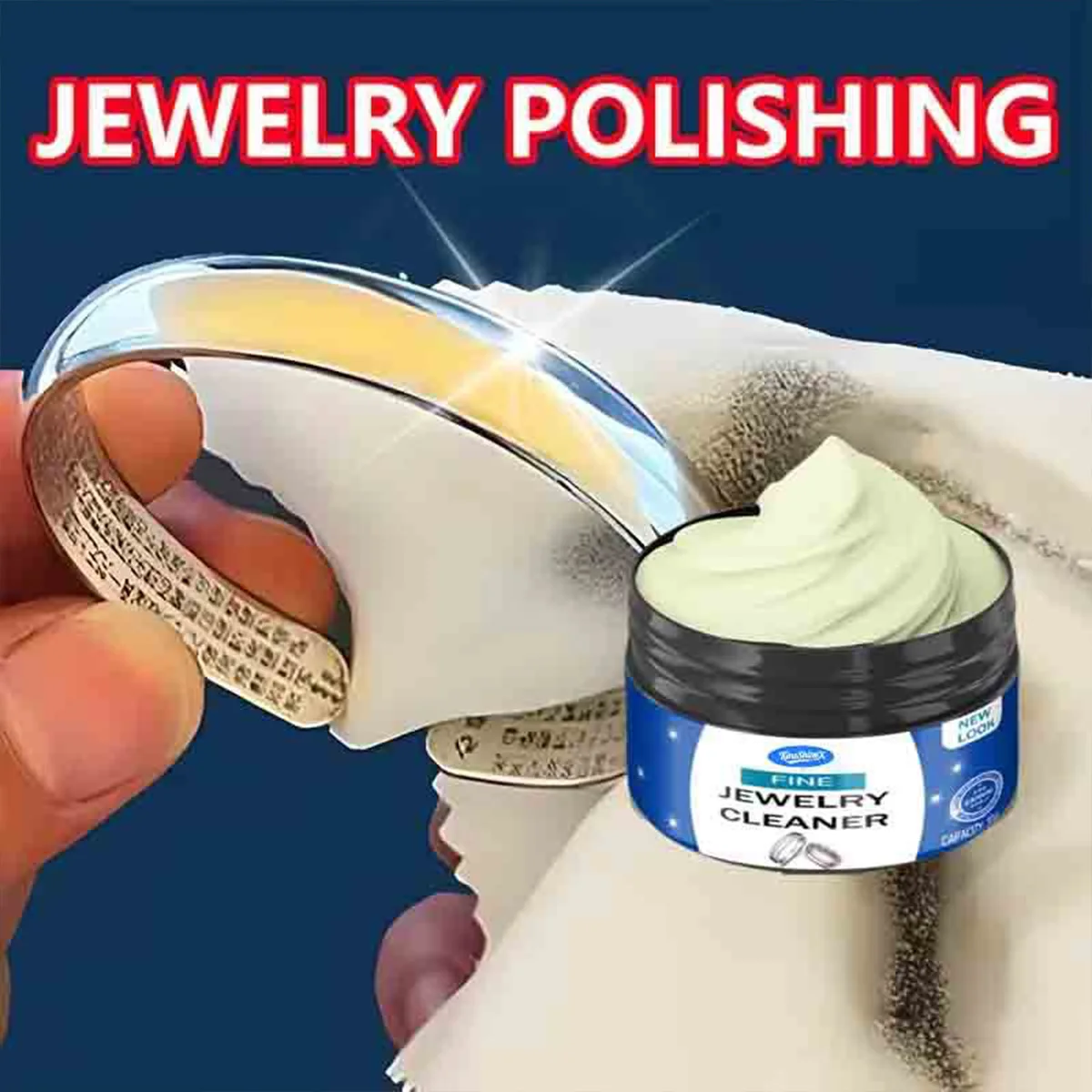 Sofort-Polierpaste für Uhren – Metallrahmen-Erneuerungscreme, Kratzerreparatur für Displays, Metallschmuck-Reparatur, Multi-Uhren-Polierpaste