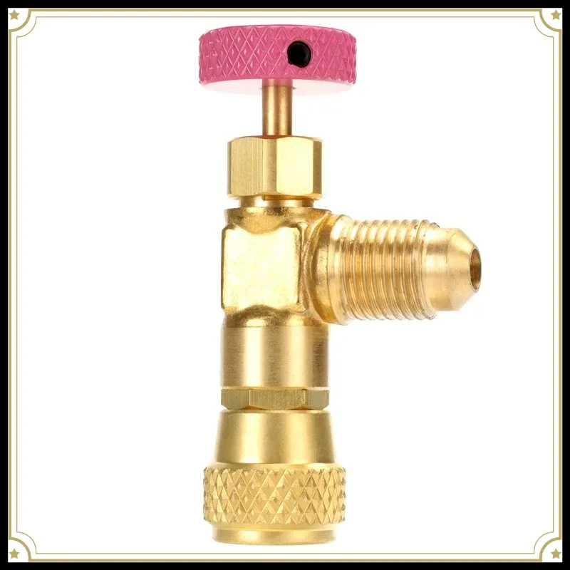 Air Conditioner Safety Charging Valve R22 R410A Refrigerant Filling Anti-freeze Injection Valve Repair Tool