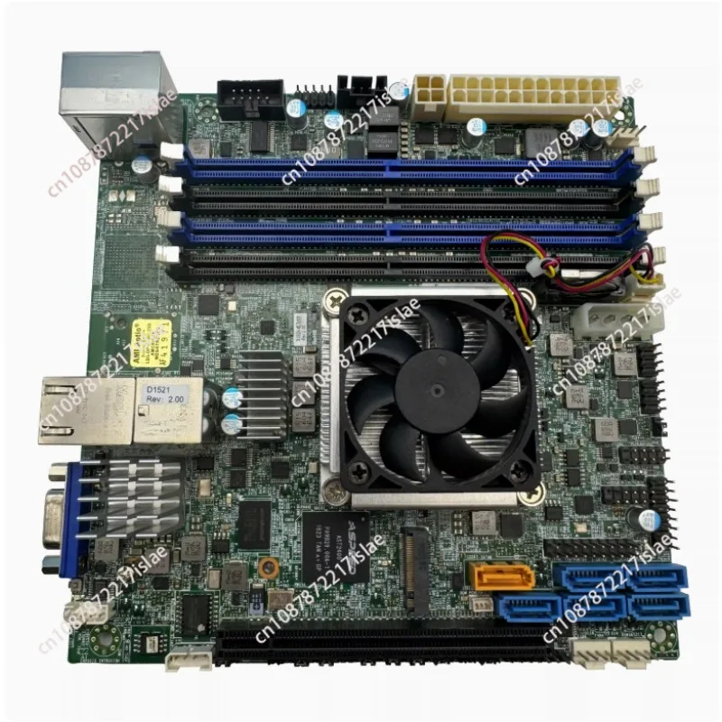X10SDV-4C-TLN2F Main Board NAS  ITX Server XEON D1521 Dual 10 Gigabit Port