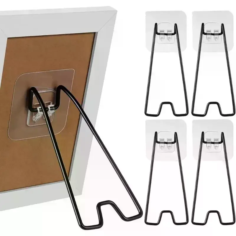 1pcs Picture Frame Support Stands Self Adhesive Photo Frame Art Easel Display Bracket Holder For Photo Artwork DIY