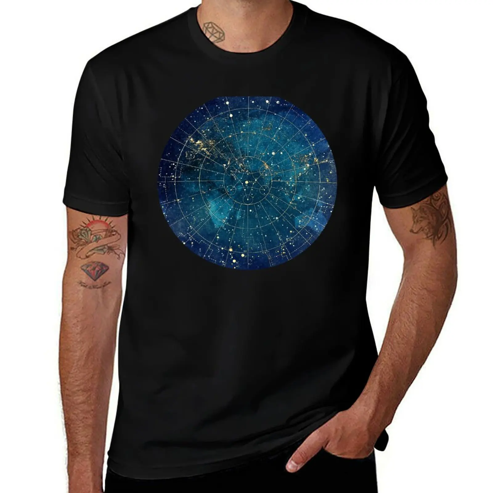 Star Map :: City Lights T-Shirt Funny t-shirts anime shirt summer shirt sports fans t shirts for men graphic