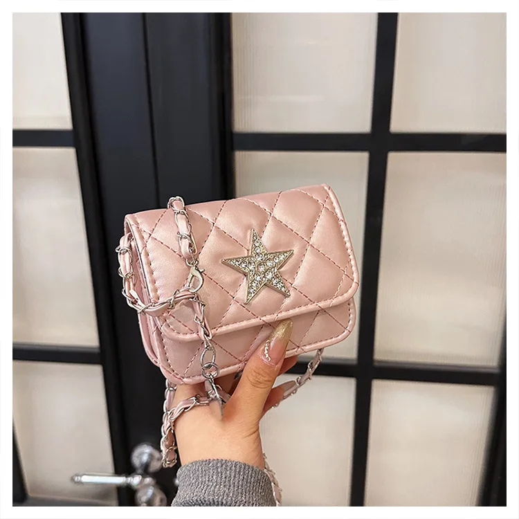 

2025 New Mini Square Bag Women Trendy Minimalist High-value Girly Crossbody Lipstick Shoulder Purse