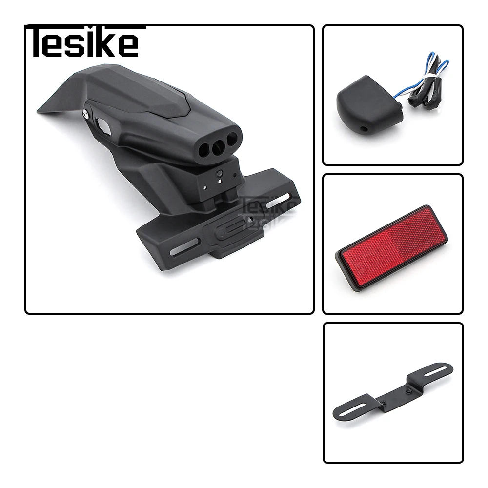 Motorcycle Modified Plastic Rear Mudguard Fender Motorcycle Fender Reflector For Kawasaki ZX10R 2016-2023 Accessories