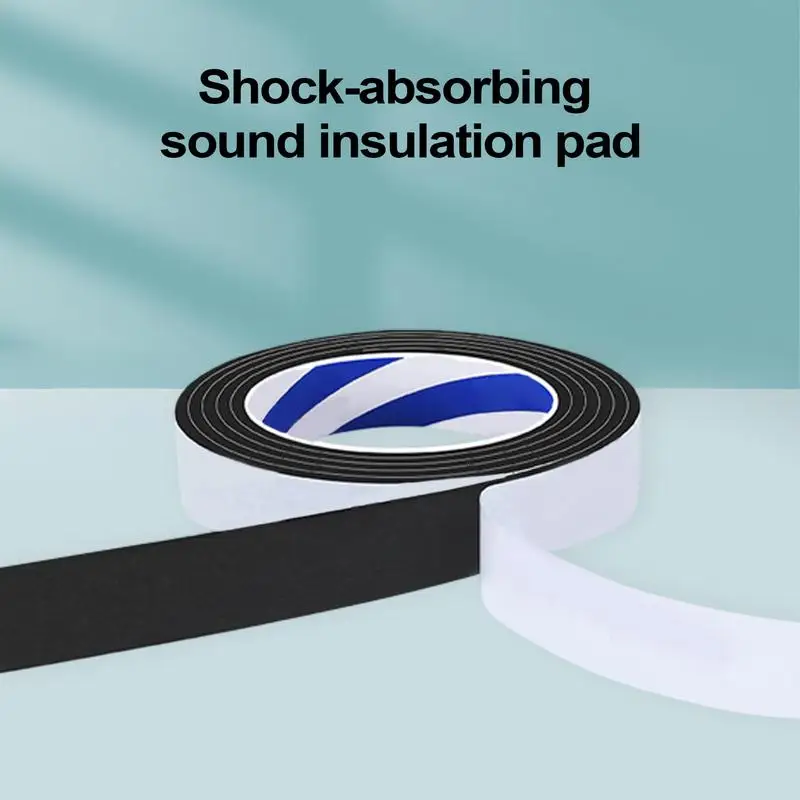 Protective Bumper Guards Adhesive Wall Protector Cuttable Foam Table Bumper Portable Cabinet Bumpers For Home Studio