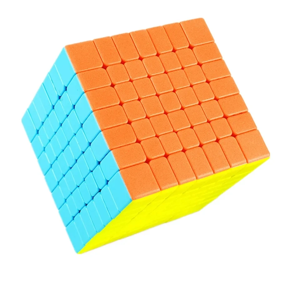 Qiyi 7x7 Stickerless Version Qixing S2 7x7 Magic Cube 7Layers Speed Cube Professional Cubo Magico Puzzle Toy For Children Kids