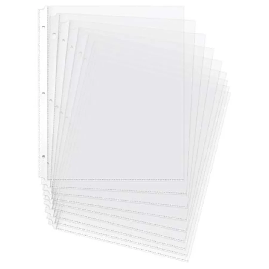 

Durable Clear Sheet Protectors for 3 Ring Binder, 8.5 in x 11 in, 3 holes, 200 Pack