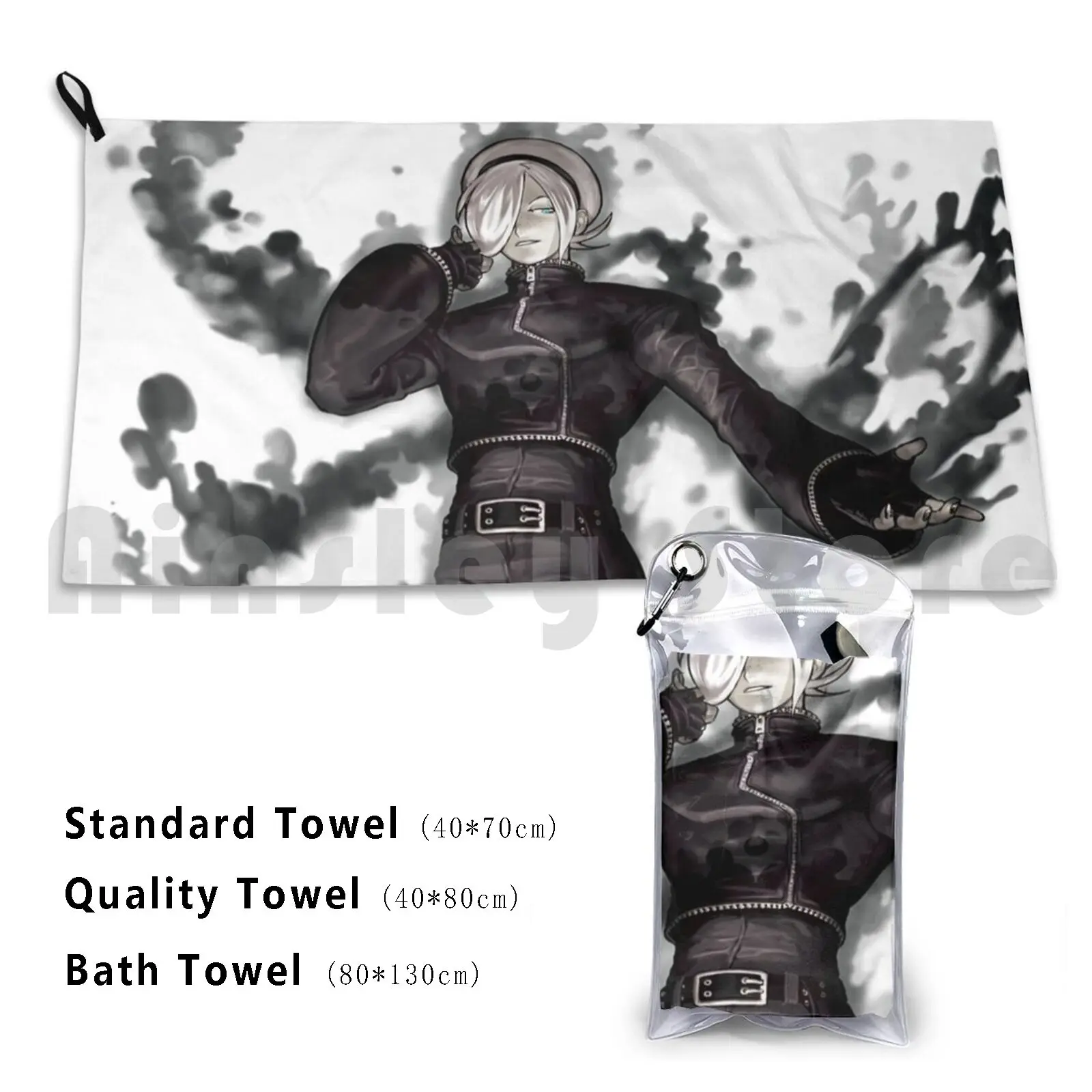 Ash Crimson King Of Fighters 2002 King Of Fighters Kof Fighter Bath Towel Beach Cushion The King Of Fighters