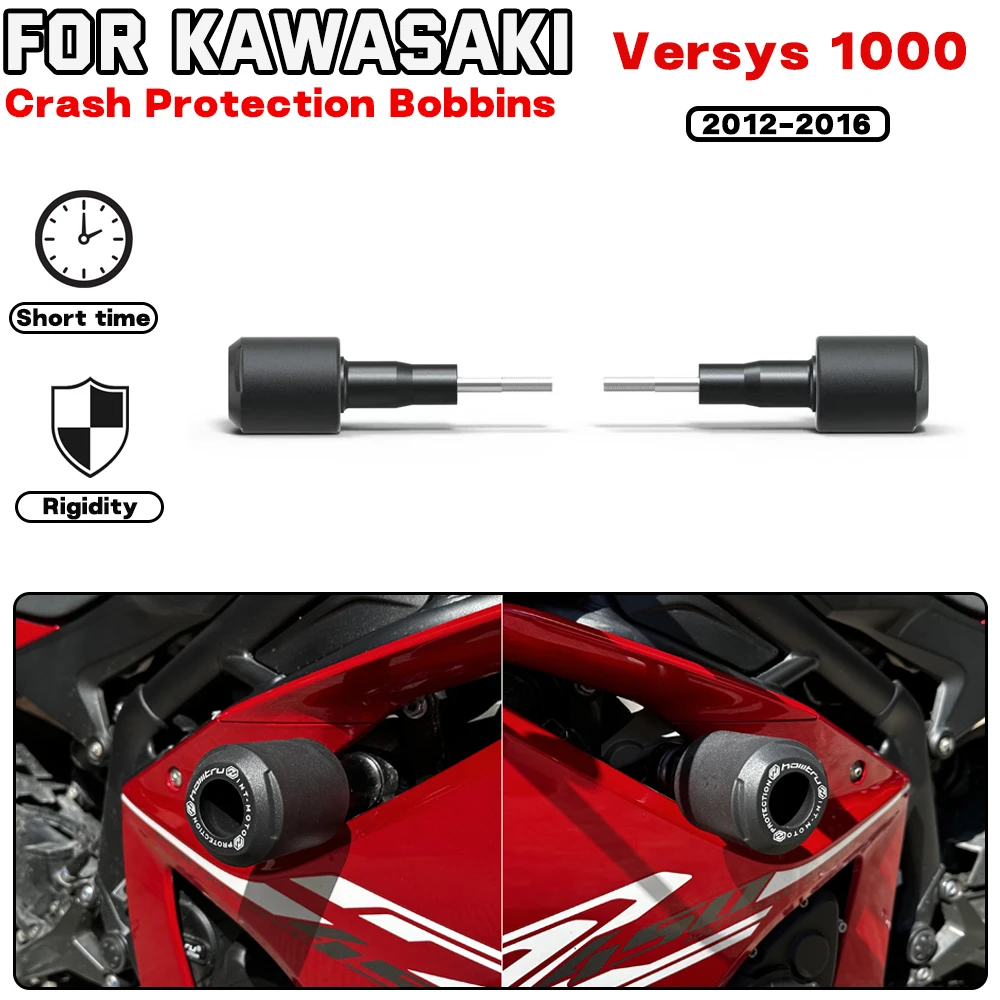 

For KAWASAKI Versys 1000 2012 2013 2014 2015 2016 Motorcycle Frame Crash Protection Sliders Falling Protector Engine Protect Kit