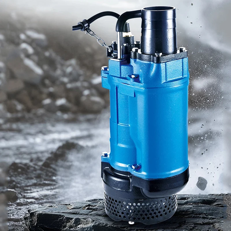 Submersible slurry pump, high chromium alloy wear-resistant and corrosion-resistant mud pump, vertical electric underwater sand