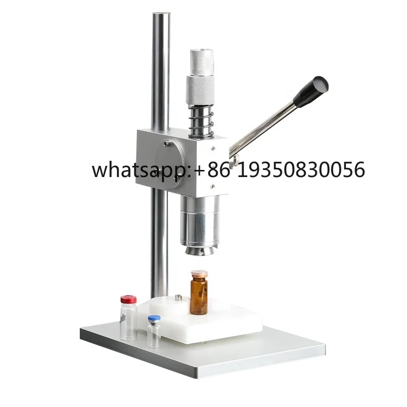 Desktop 10ml Vial Crimper Manual Bottle Capper Induction Sealer Vial Crimping Ann Bottle Capping Machine