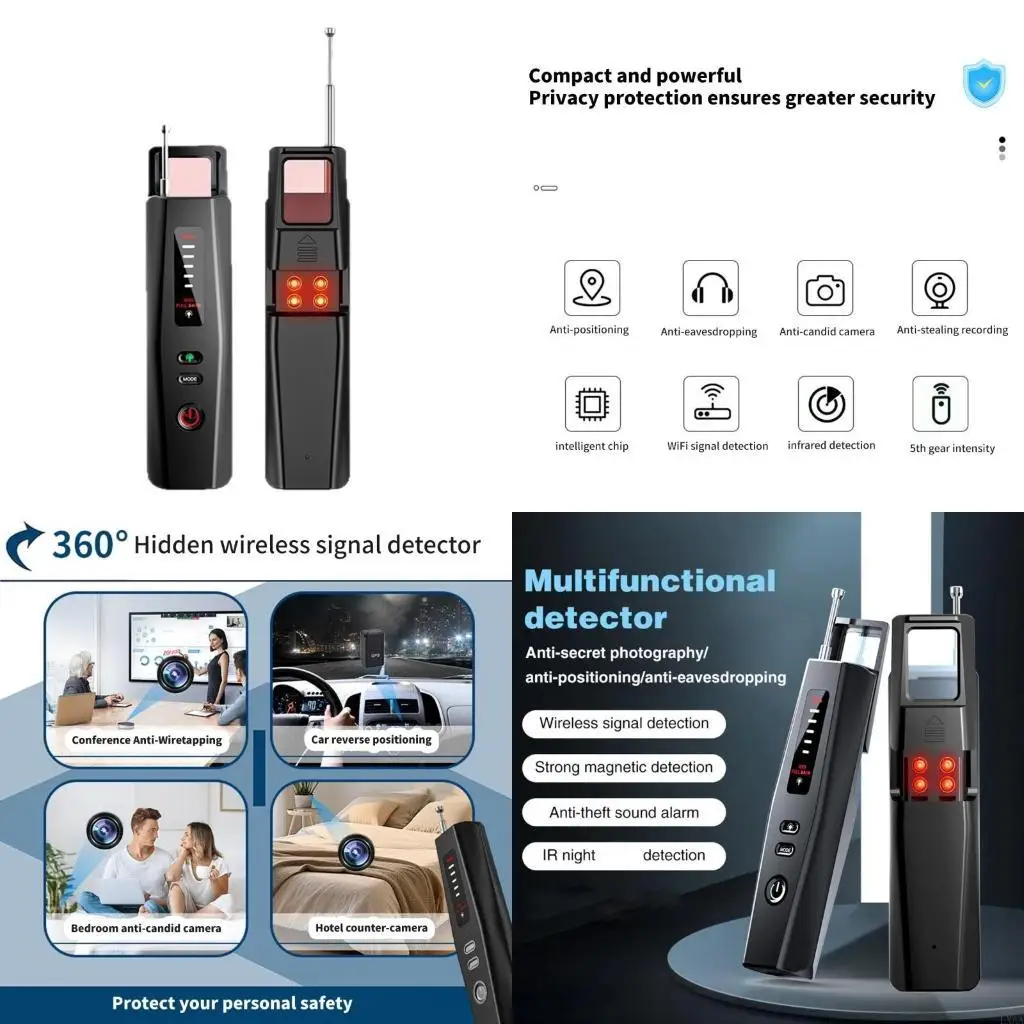 

LXAA Регулируемая чувствительность не детектор для часов для беспроводных устройств невидимых камер