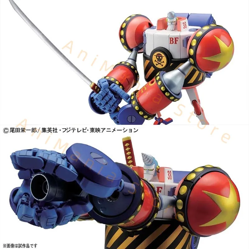 Bandai ONE PIECE Modellbausatz General Franky Actionfigur Bausatz Anime Figuren Sammlerstücke Modell Spielzeug Jungen Geschenk