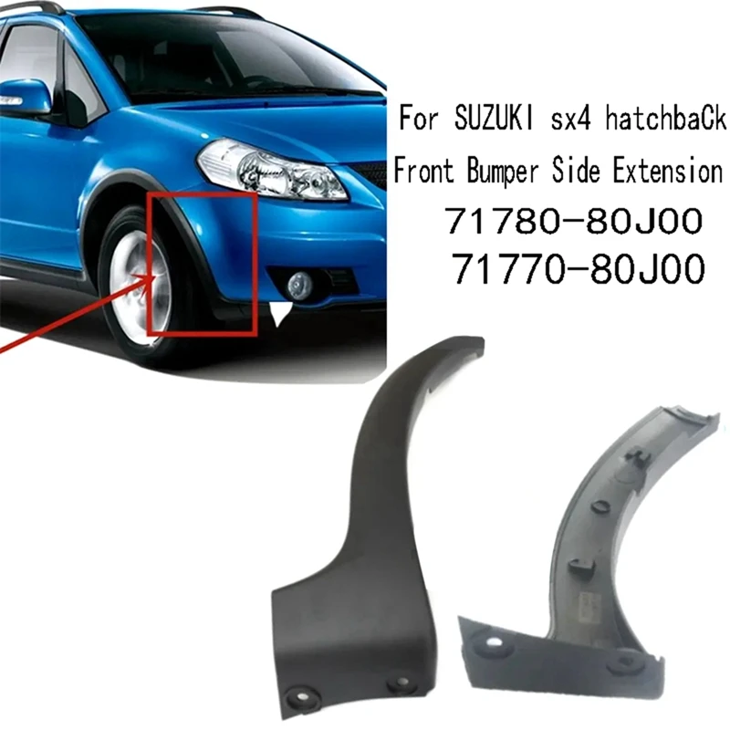 Car Right Front Bumper Side Extension For Suzuki Sx4 Hatchback 71770-80J00 Replacement Parts Accessories