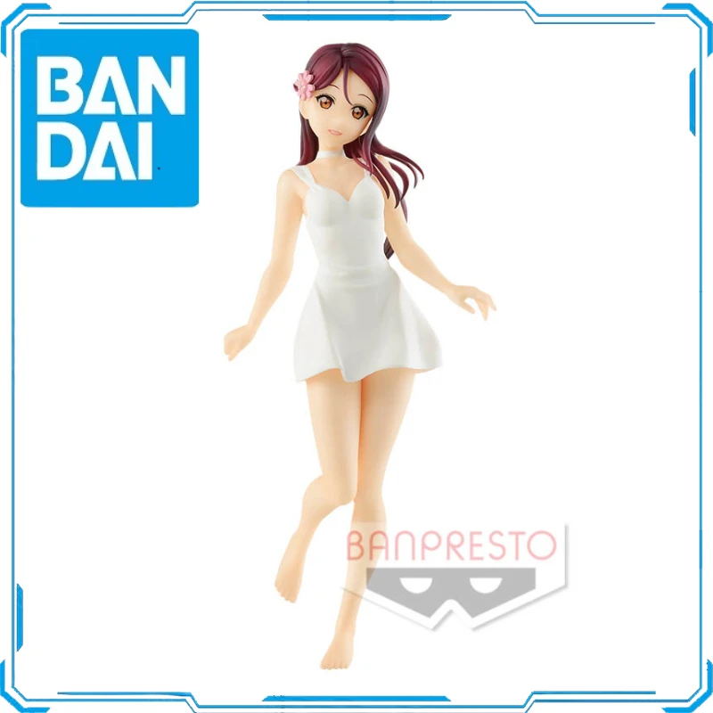 W magazynie oryginalny Bandai BANPRESTO EXQ Sakurauchi Riko SUMMER ver.Action Figure animacja zabawka prezent Model kolekcjonerski Anime oryginalna