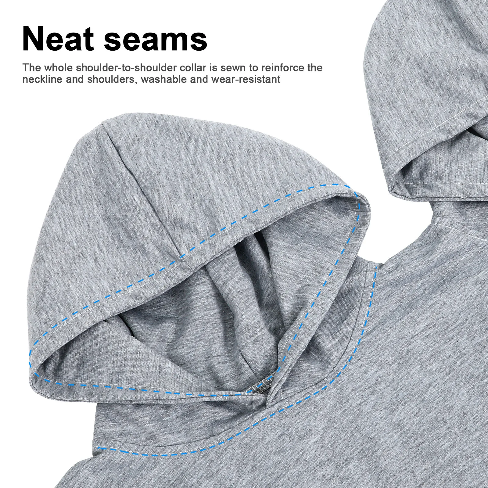 

Couple Hoodies Person Hoodie Oversize Two Person Gray One Size Fits All Shared One Hoodie For Two People Clothes