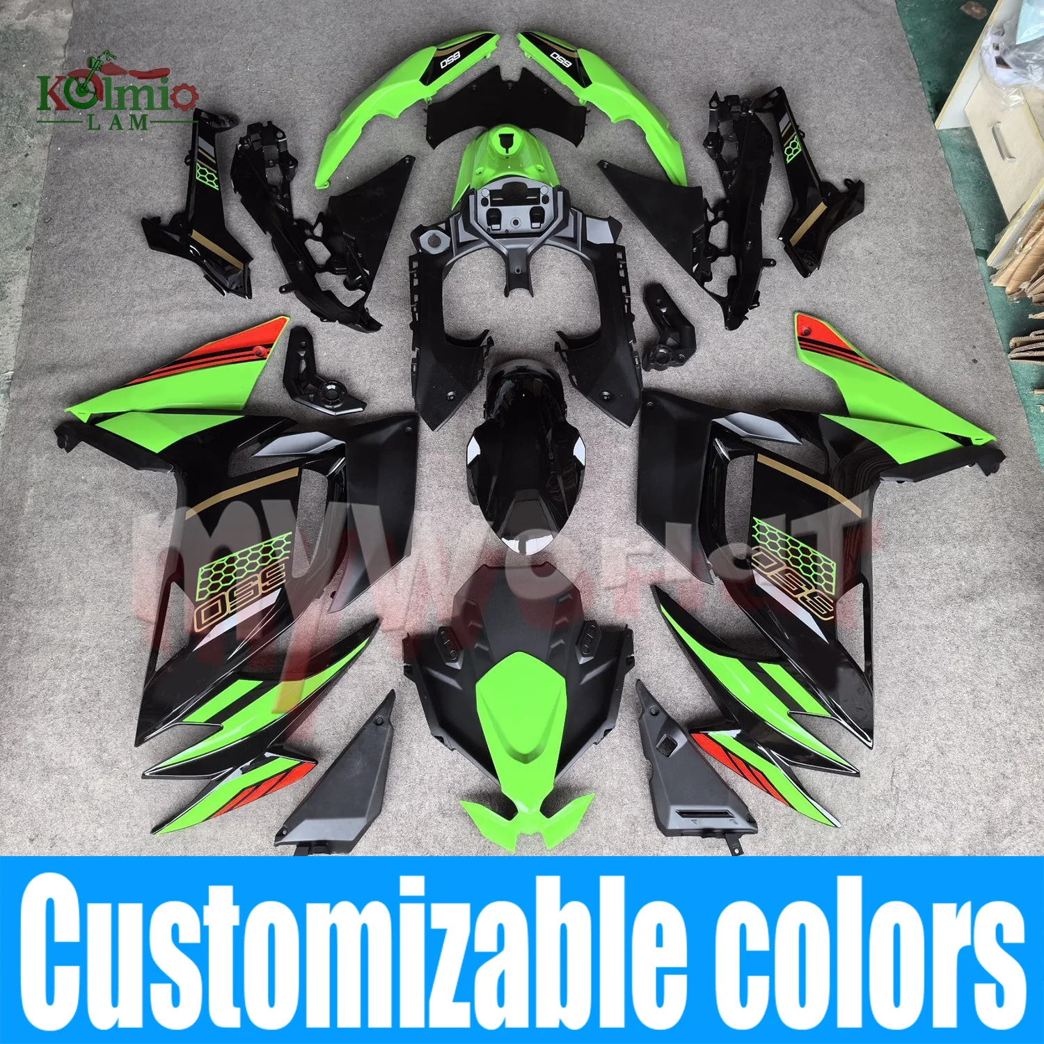 Fit for Kawasaki NINJA 650 ER6F EX650 2020 - 2023 Motorcycle Plastic Shell Fairing Kit Set NINJA650 ER 6F