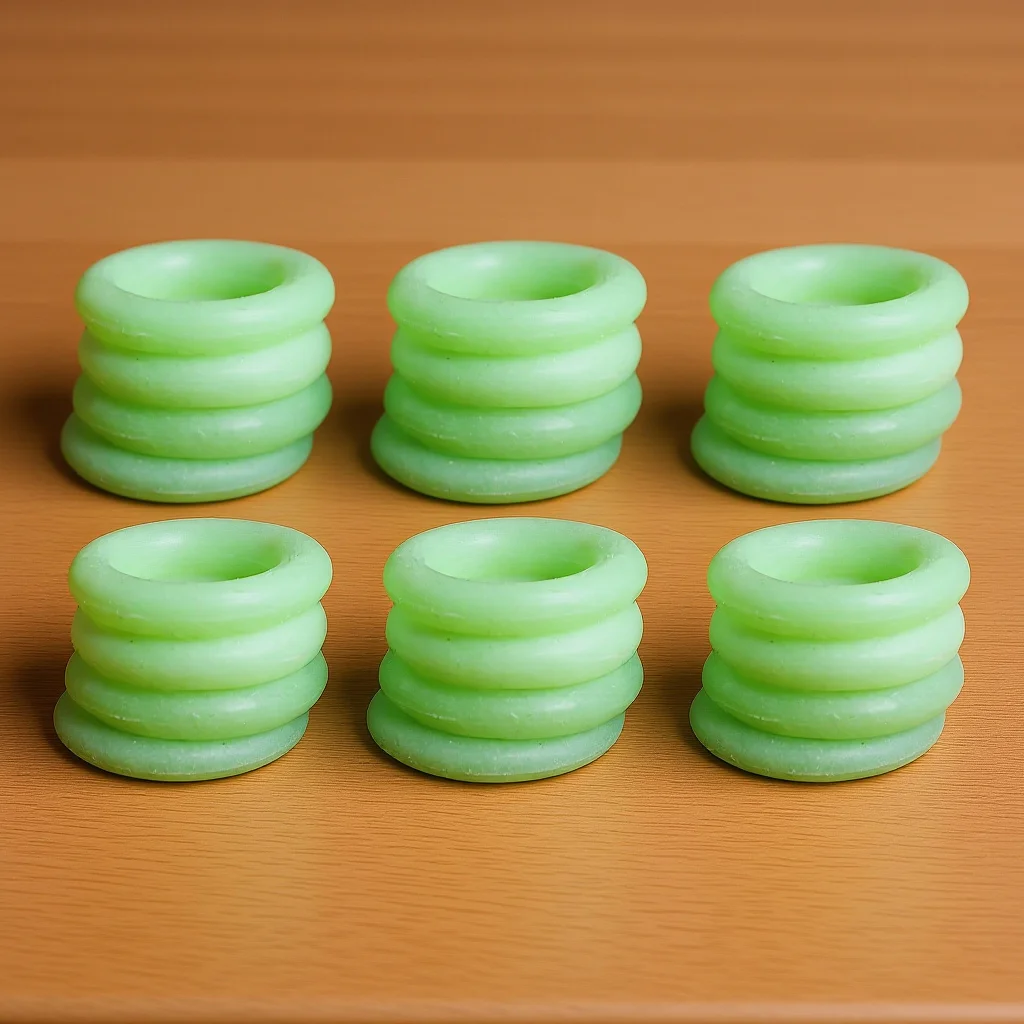 Anillo de silicona nocturno para tienda de campaña, estaca fluorescente, clavijas de tierra para campamento, potenciador de visibilidad, seguridad para viajes al aire libre, 40 Uds.