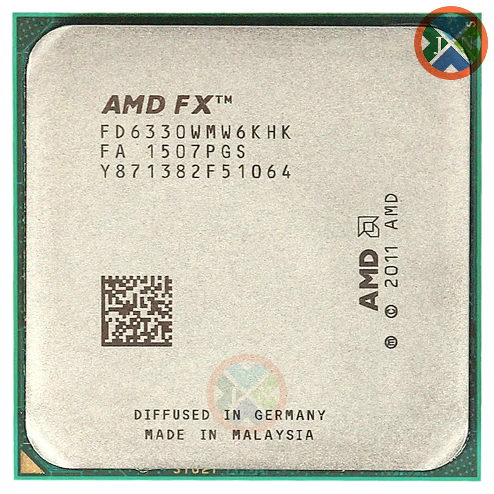 AMD FX-Series FX-6330 FX 6330 3.6 GHz Six-Core CPU Processor 95W FD6330WMW6KHK Socket AM3+