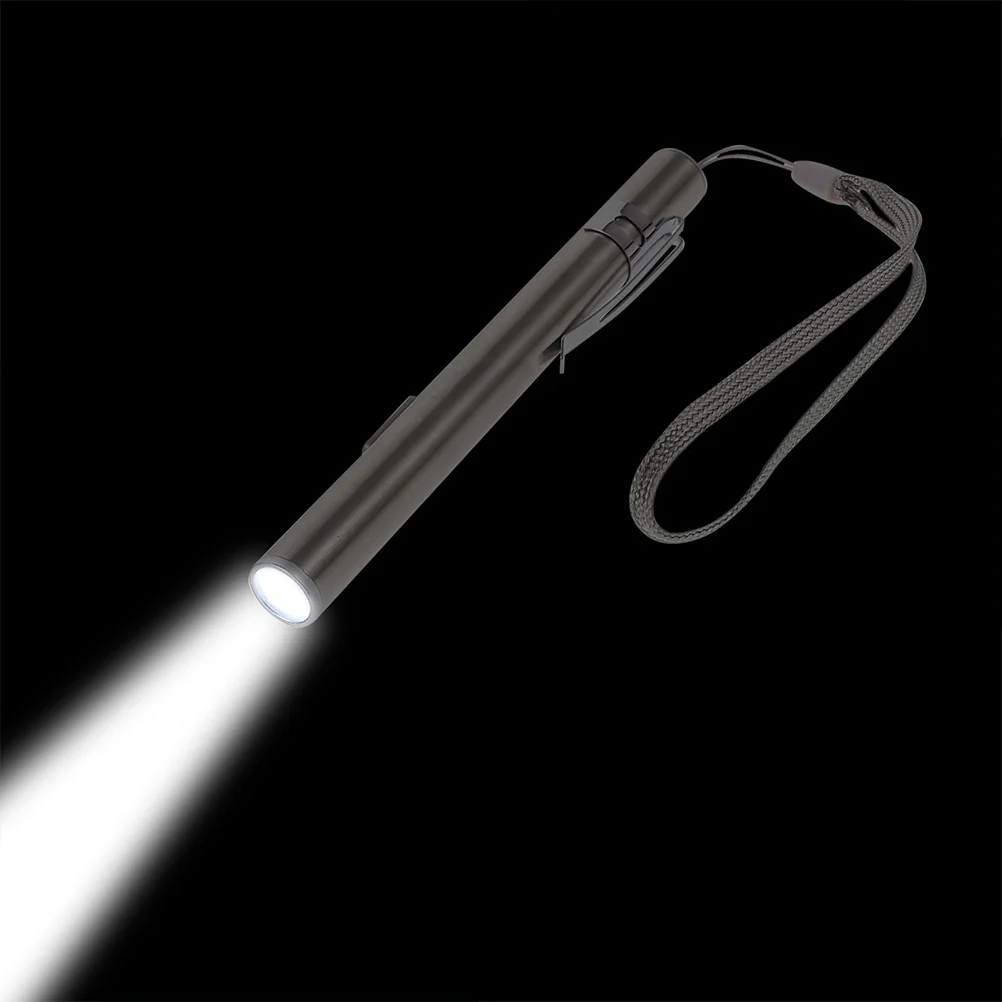 

2Sets Medical Flashlight LED Pen Light Small Compact Pocket Clip Pupil Lamp for Doctor Oral Examination USB Charging Pen Lamp